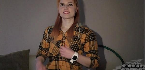  hot ginger spinner 1st time video casting couch
